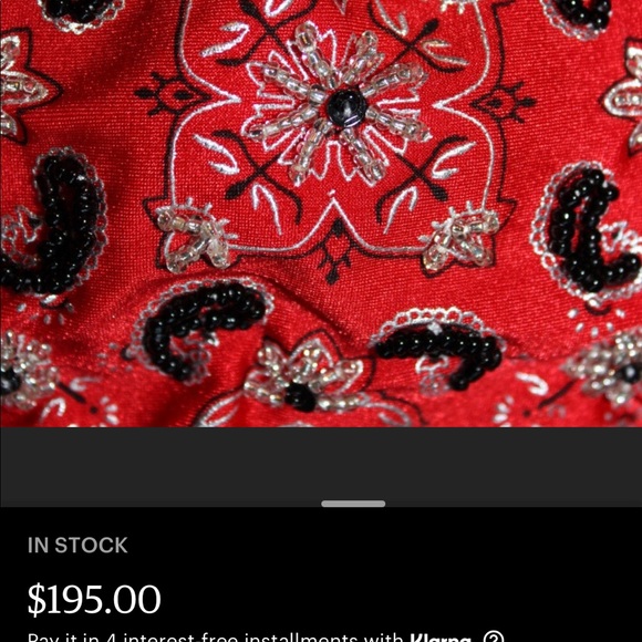 SOLD—FLORIDITA NEVER WORN HAND MADE BIKINI 8-10 - Picture 5 of 12